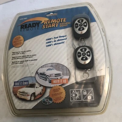 Ready Remote Start Car Truck Model 24927 Starter New Open Box/Package w/ 2 Fobs - Image 1 of 4