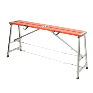 Arbeitsplattform Leitergerüst Klappbar Arbeitspodest Werkbank Max.300kg 70-120cm - Bild 1 von 12