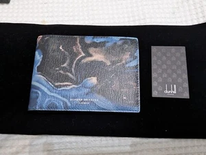 Dunhill Duke Marble Print Fine Leather Bi-Fold Wallet - Brand New £550 - Rare - Picture 1 of 10