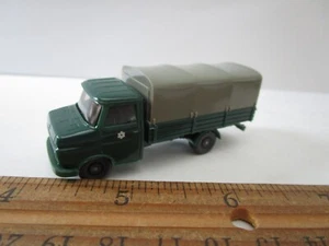 HO 1/87 Scale Wiking  Mercedes Military Covered Truck For Train layout - Picture 1 of 2