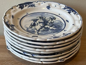 Seltenes Vintage Savona Italienische Keramik Set 8 Teller - Bild 1 von 19