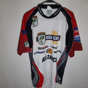 Camiseta deportiva de pesca BASS High School L Bass Pro Shops camiseta de torneo Valle Canadá - Imagen 1 de 7