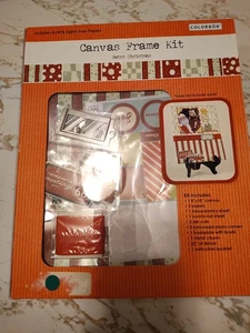 Retro Weihnachten 2006 Bruder Schwester Design Studio Farbbuch hängender Rahmen Kit - Bild 1 von 6