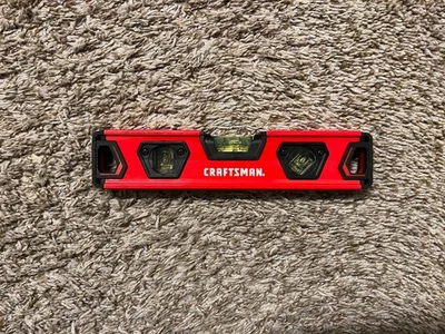 CRAFTSMAN Torpedo Level, 9 Inch, With Shock Absorbing End Caps (CMHT82390) - Image 1 of 4