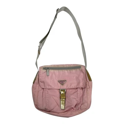 Prada Shoulder Bag Pink Nylon Crossbody Bag Prada Vela Sport Messenger - Image 1 of 4