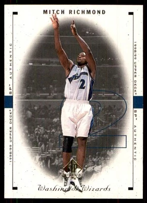 1998-99 SP Authentic Mitch Richmond Washington Wizards #89 - Image 1 of 2