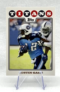 Justin Gage 2008 Topps #153 Tennessee Titans - Picture 1 of 2