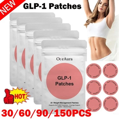 150-30 piezas parches para bajar de peso GLP-1 parches adelgazantes herramientas de control de peso Foto 1 de 4