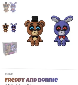 Youtooz * Freddy & Bonnie Monitor Buddiez * BRAND NEW * FNAF Sold Out * In Hand - Picture 1 of 4