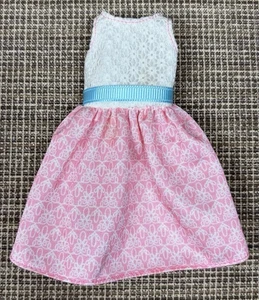 2015 Barbie Fashionistas Barbie Puppe # 14 puderrosa in Spitze NUR KLEID - Bild 1 von 3