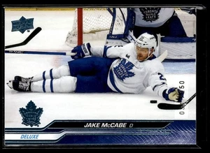 2023-24 Upper Deck Series 2 Deluxe Jake McCabe /250 Maple Leafs #423 - Bild 1 von 2