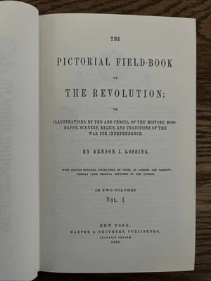 The Pictorial Field-Book of the Revolution Lossing Vol 1 1969 Reprint Hardcover - Image 1 of 4