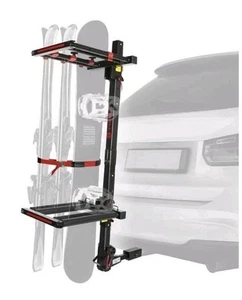 Tyger Auto TG-RK1B707B Soporte Plegable Montado en Enganche para Esquí/Snowboard Se Adapta a 2" o 1.25" - Imagen 1 de 11
