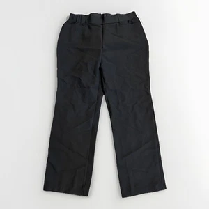 NEW XL Cintas Pants Women Black Pull On Straight Leg Uniform Elastic Waist - Picture 1 of 9