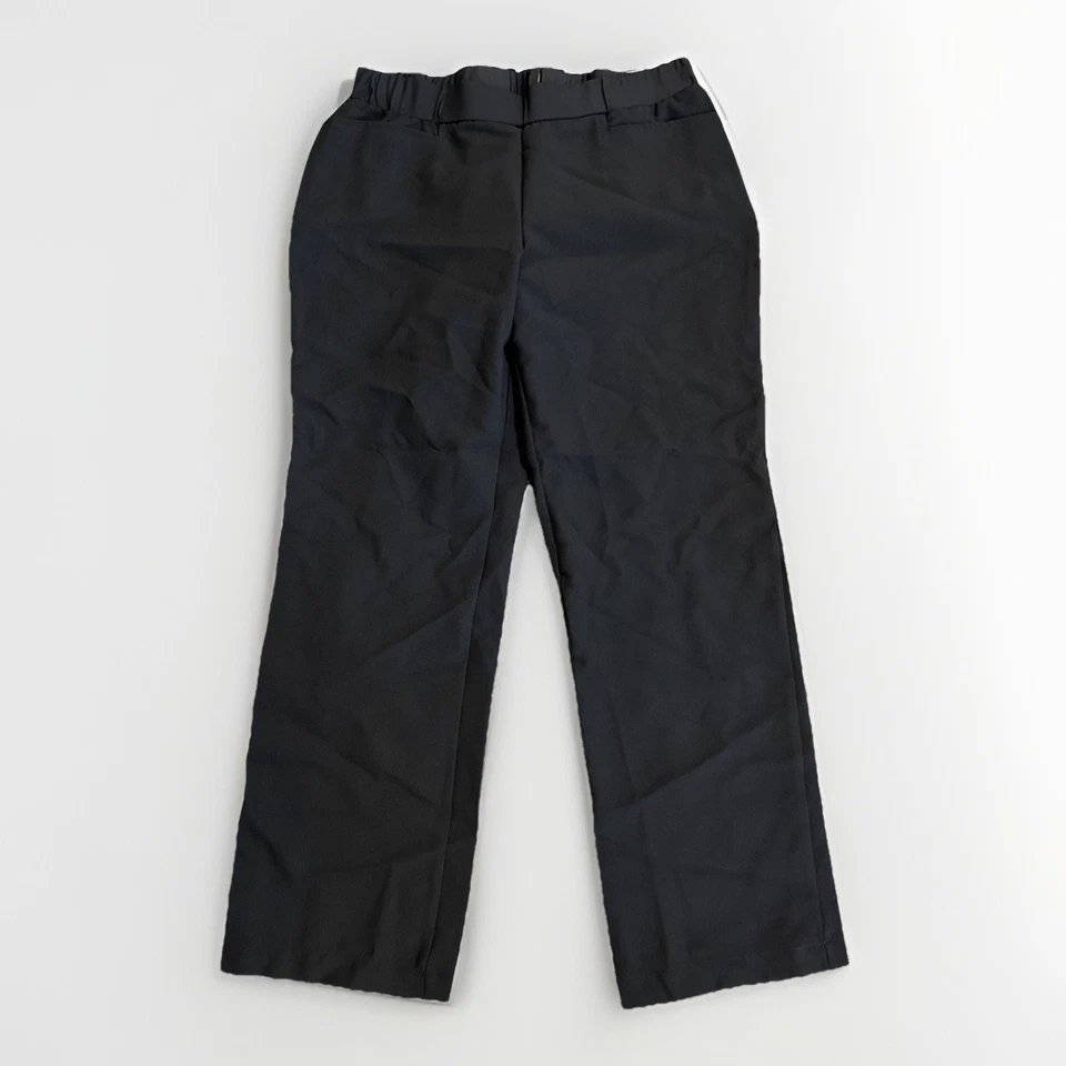 NEW XL Cintas Pants Women Black Pull On Straight Leg Uniform Elastic Waist - Image 1 of 4