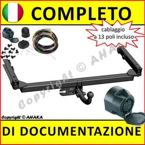 Gancio di traino fisso per Mercedes-Benz W202 S202 93-00 + kit elettrico 13-poli - Foto 1 di 1