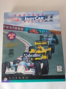 Papyrus IndyCar Racing II Big Box CD-ROM Game Sierra Win 95 Mac - Picture 1 of 14