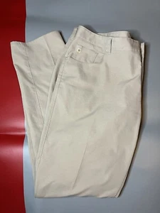 Peter Millar Golf Pants Polyester Mens Beige Sz 40x32 - Picture 1 of 19