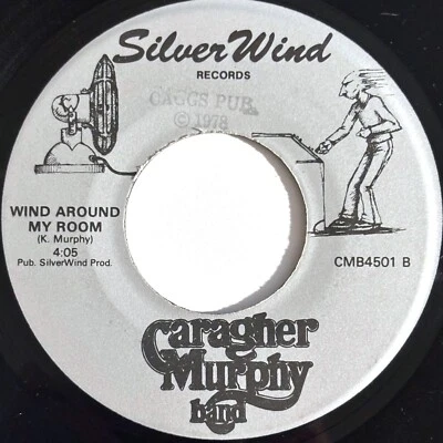 Caragher Murphy Band Wind Around My Room 45 RARE Private Psych / Prog Synth HEAR Foto 1 de 2