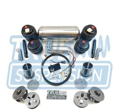 Fits 1965-1974 Ford Galaxie Car Air Ride Suspension Lowering System Kit  - Image 1 of 4