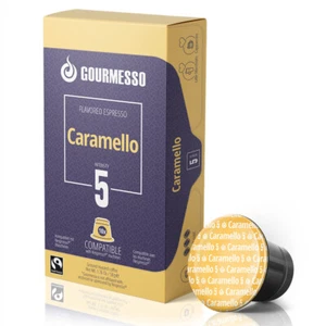 Gourmesso Karamell - 50 Nespresso-kompatible Kaffeekapseln - 0,55 $/Pod Fair Tra - Bild 1 von 4