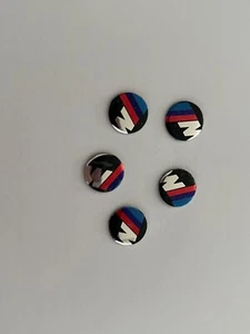 BMW M car key fob logo sticker - QTY: 5 - Bild 1 von 3
