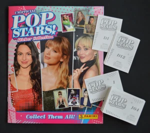 Panini Pop Stars! (2025) Sticker Album + Complete Full Set 176 Loose Stickers - Picture 1 of 1