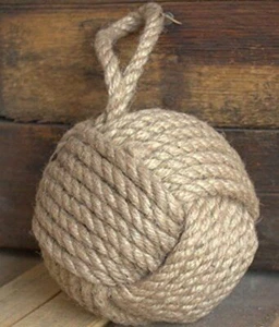 Moby Dick Specialties Nautical Doorstop Rope Decor 5 inch - Bild 1 von 2