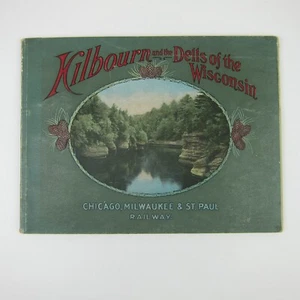 Chicago Milwaukee St. Paul Railway Book Kilbourn Dells of Wisconsin Antique 1907 - Picture 1 of 21