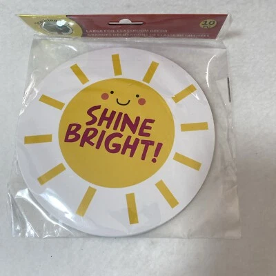 Árbol de Enseñanza Brillo Sol Brillante Sonrisa Lámina Grande Decoración Aula 10 Unidades NUEVO Foto 1 de 3