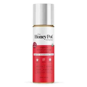 The Honey Pot Bio feuchtigkeitsspendendes persönliches Gleitmittel Erdbeere 2oz - Bild 1 von 8