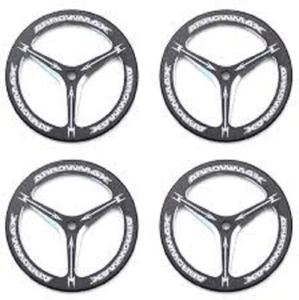 Arrowmax Alluminio set up wheel for rubber tires (4pz)AM-170007 - Picture 1 of 2