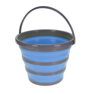 Faltbarer Wasser Eimer 10 L Falteimer Campingeimer Silikon Putzeimer Wassereimer - Bild 1 von 4