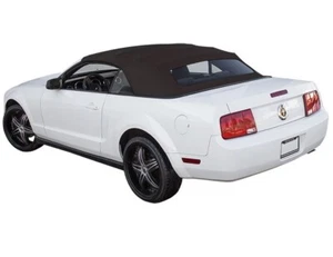 Ford Mustang Convertible Soft Top & Heated Glass Window 2005-13 BLACK Sailcloth - Picture 1 of 1