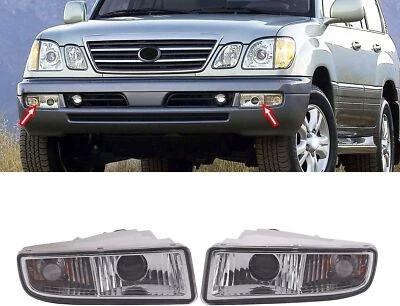 For Lexus LX470 1998-2007 Front Bumper Fog Lights +Blubs Left+Right Replacement Foto 1 de 4