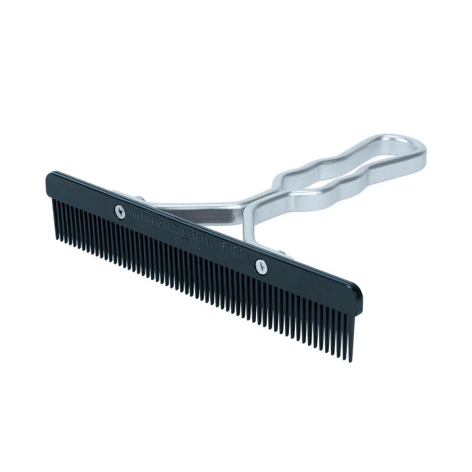 Weaver Show Comb Black Plastic With Aluminium Handle - image 1 of 1
