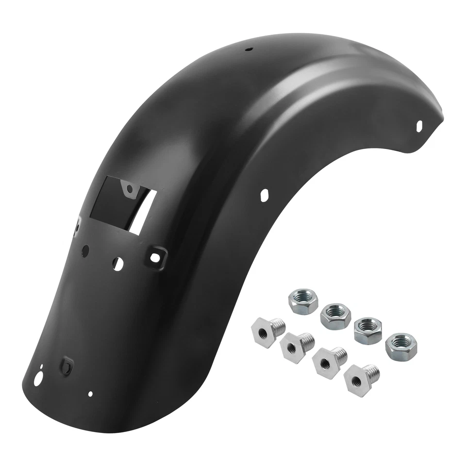 Guardabarros trasero negro sin pintar apto para Harley Touring Street Road Glide 2009-up EE. UU. Foto 1 de 4