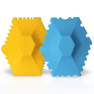 Chef Plating Tools Culinary Set - 2 Silicone Wedges with 12 Patterns - Profes... - Picture 1 of 8