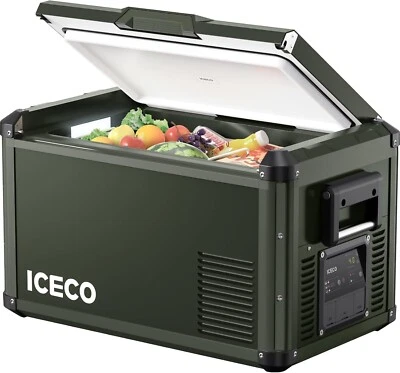 ICECO VL35 ProS 12V Refrigerador Coche Refrigerador Alimentado por AC/DC 0°F-50°F para Campamento de Automóviles Foto 1 de 4