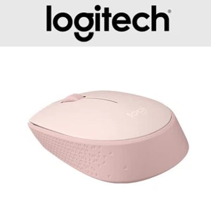 LOGITECH Wireless Mouse M170 Pink Multi-Pairing Ergonomic Optical Sensor - Picture 1 of 7