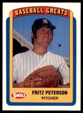1990 Swell Baseball Greats #79 Fritz Peterson gNdHc9