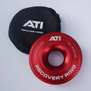 ANILLO DE RECUPERACIÓN DE ALEACIÓN ATI 15.000KG - ROJO - CABRESTANTE DE ALUMINIO CUERDA BLOQUE SNATCH - Imagen 1 de 1
