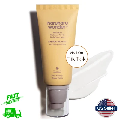 Haruharu Wonder Black Rice Moisture Airyfit Daily Sunscreen 50ml (1.69fl.oz) - Image 1 of 4