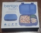 Bentgo Fresh Leak-Proof Versatile 4 Compartment Bento-Style Lunch Box ~  Blue