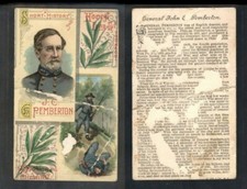 1888 N114  DUKE KNAPP & CO. HISTORIES OF GENERALS " GEN. J.C. PEMBERTON 2046