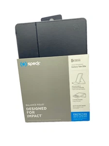 New Genuine Speck Balance Folio Series Case for Samsung Galaxy Tab S5e - Black - Picture 1 of 5
