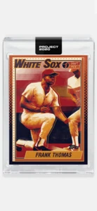 Topps Project 2020 tarjeta 1990 Chicago White Sox Frank Thomas #83 de Matt Taylor - Imagen 1 de 4