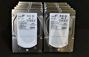 LOT OF 10-Seagate ST3450857SS 9FM066 450GB 15K RPM 6Gb/s 3.5" SAS HDD Hard Drive - Picture 1 of 3