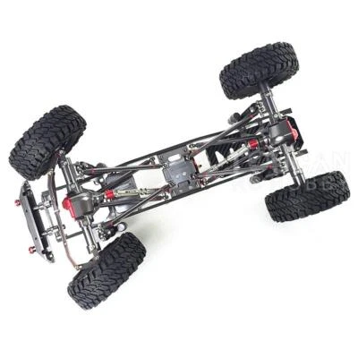 1/10 SCX10 D90 Metal Aluminium Alloy Frame Chasis Crawler RC Cars Model Gray - Image 1 of 4