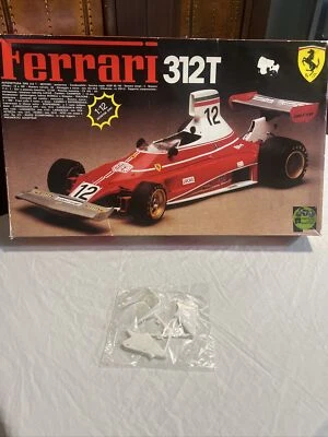 Peças de carenagem painel corpo Protar Ferrari 312T 1/12 kit modelo vintage branco - Imagem 1 de 4